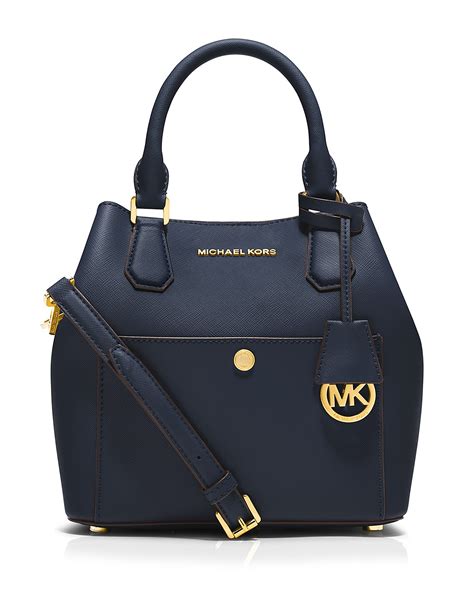 michael michael kors shoulder bag greenwich bicolor bonded saffiano|Michael Kors saffiano tote bag.